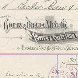 Goetz & Brada Mfg Co.. ...
