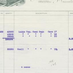 Stecher Lithographie Co. Bill