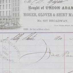 Union Adams. Bill