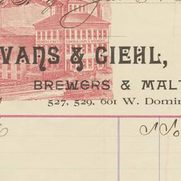 Evans & Giehl. Bill