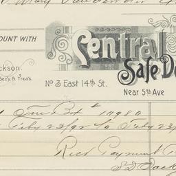 Central Safe Deposit Co.. Bill