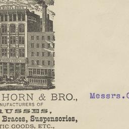 Wm. H. Horn & Bro.. Env...