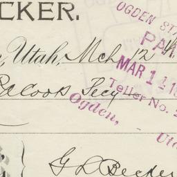 G. L. Becker. Check
