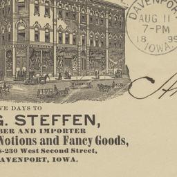Aug. Steffen. Envelope
