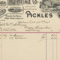H. J. Heinz Co.. Bill