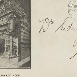 Leon Levi, Jeweler. Envelope