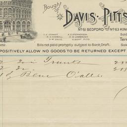Davis, Pitts & Co.. Bill