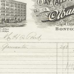 Day, Callaghan & Co.. Bill