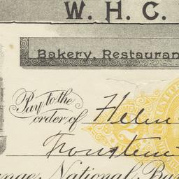 W. H. C. Riley. Check