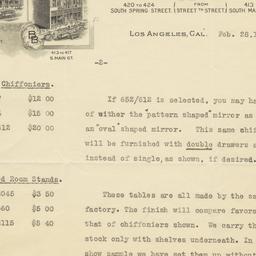 Barker Bros.. Letter