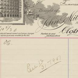 John G. Miller & Co.. Bill