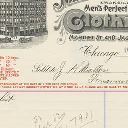 John G. Miller & Co.. Bill