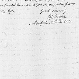 [Document, 1820 December 22]