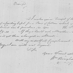 [Document, 1787 August 26]