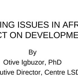 Emmerging issues in Africa.ppt