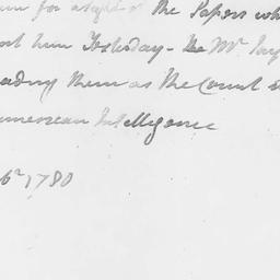 [Document, 1780 December 27]