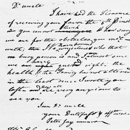 [Document, 1784 January 18]