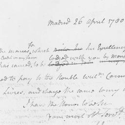 [Document, 1780 April 26]