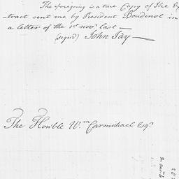 [Document, 1784 January 28]