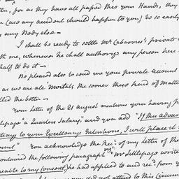 [Document, 1782 October 09]