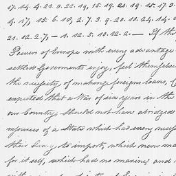 [Document, 1781 November 01]
