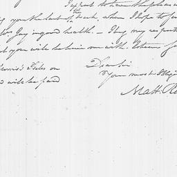 [Document, 1784 March 07]