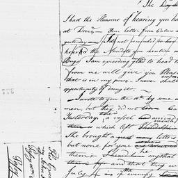 [Document, 1783 October 18]