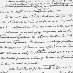 [Document, 1782 March 01]