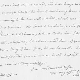 [Document, 1775 November 27]