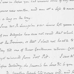 [Document, 1775 October 26]