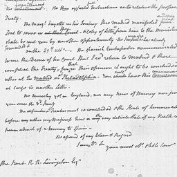 [Document, 1783 April 07]