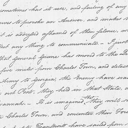 [Document, 1782 March 08]