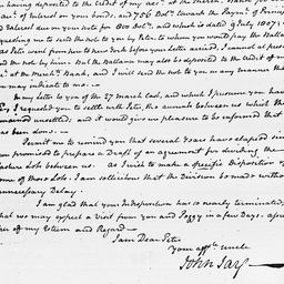 [Document, 1809 June 05]