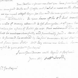 [Document, 1781 January 29]
