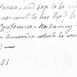 [Document, 1781 February 1]
