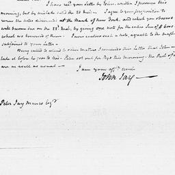 [Document, 1805 October 19]