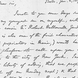 [Document, 1819 January 06]