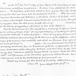 [Document, 1822 July 28]