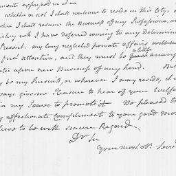 [Document, 1784 September 05]