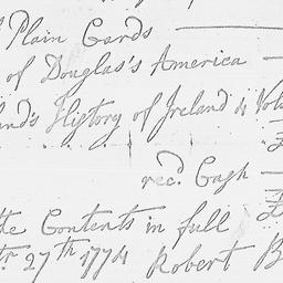 [Document, 1774 September 27]
