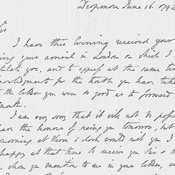 [Document, 1794 June 16]