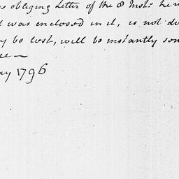 [Document, 1796 May 11]