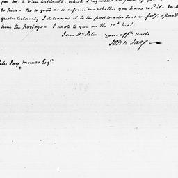 [Document, 1799 September 16]