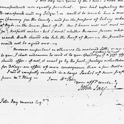[Document, 1799 February 07]
