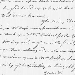 [Document, 1783 January 25]
