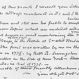 [Document, 1826 October 27]