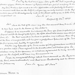 [Document, 1822 December 27]