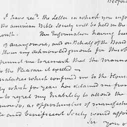 [Document, 1821 May 03]