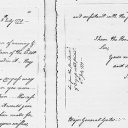 [Document, 1779 July 08]