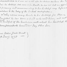 [Document, 1795 January 26]